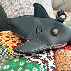 Coach Shark wallet/coin holder New with paperwork!
